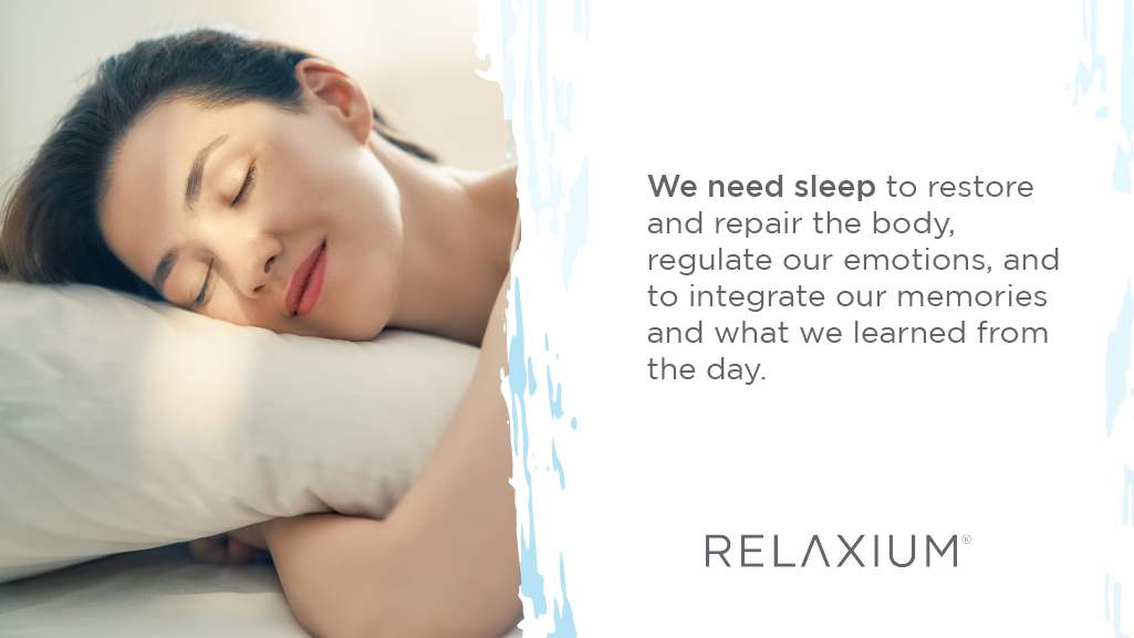 we need sleep to restore and repair the body.